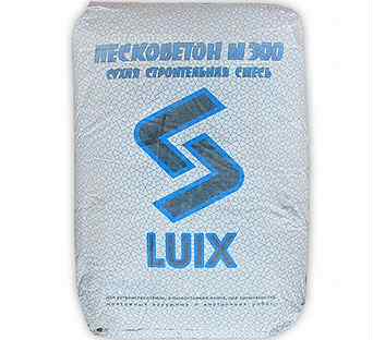 Смесь цементная Русеан Luix М-300 пескобетон 40 кг