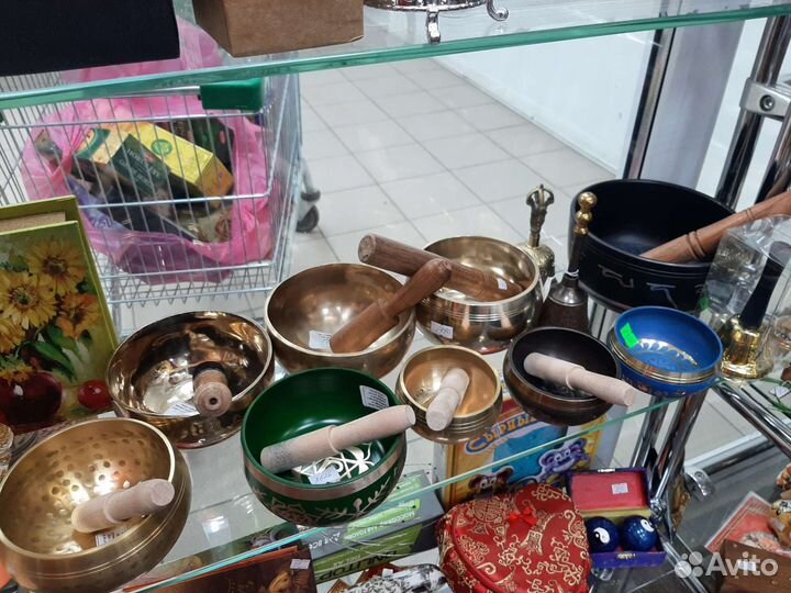 Поющая чаша Голд ручная ковка 500гр