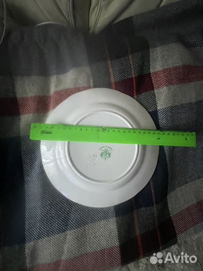 Тарелка кузнецовский фарфор