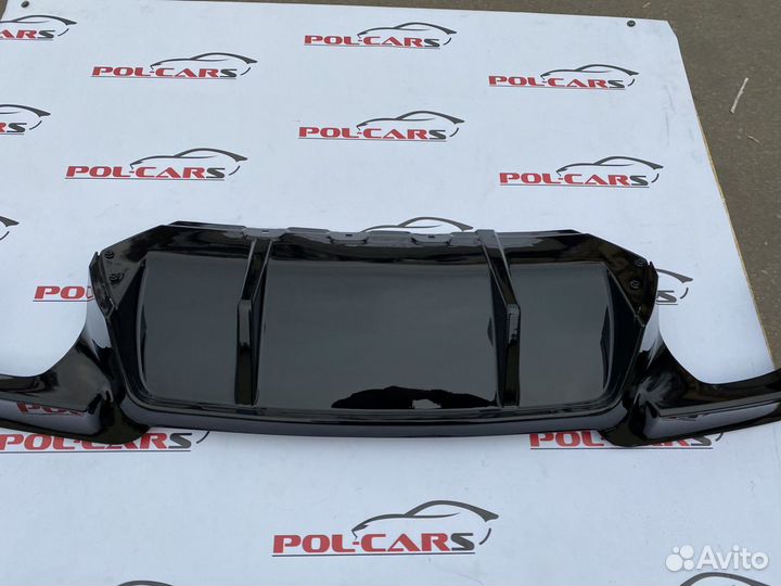 BMW 5 f10 f 10 m5 competition диффузор юбка черная