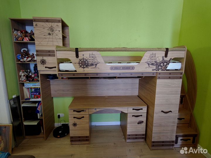 Детская кровать чердак Корсар