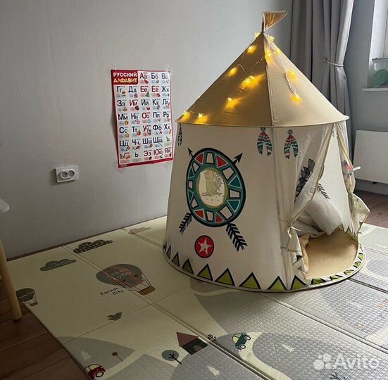 Новый Детский игровой домик-палатка виг вам