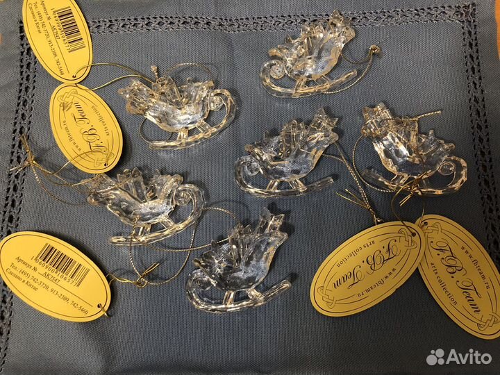 Нов Год украшения Икеа саночки и гномики