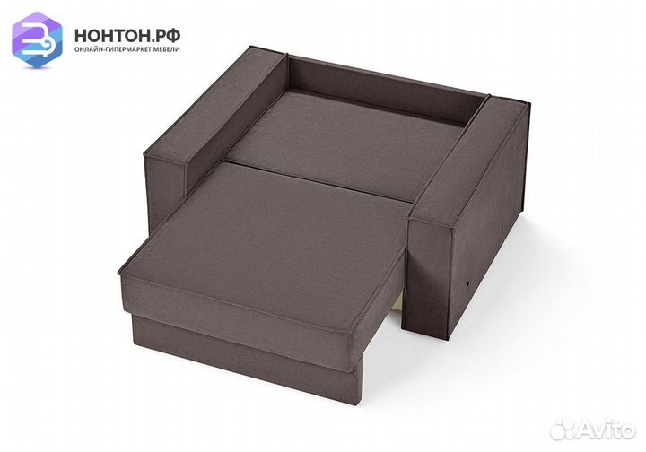 Кресло еврокнижка Тревис шоколадное