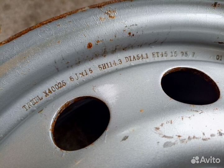 Диски штамповка р 15 5 на 114.3