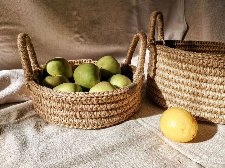 Изделия из джута, ручная работа