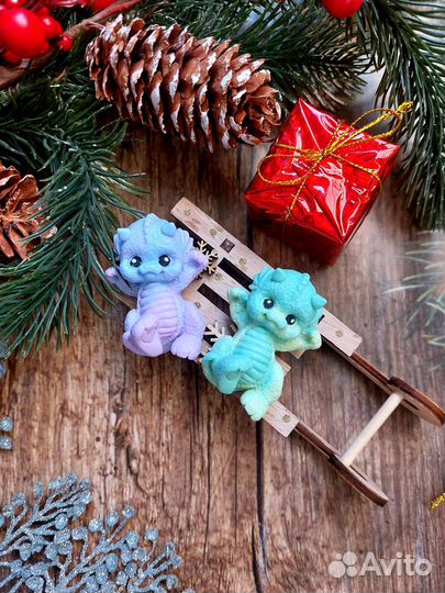 Мыло ручной работы дракончик