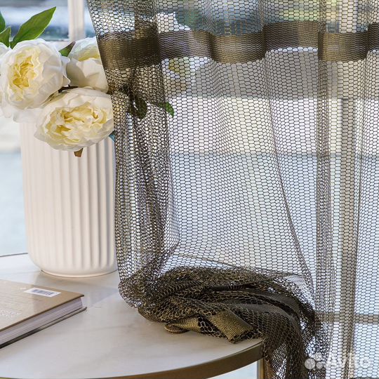 Тюль Фрида хаки