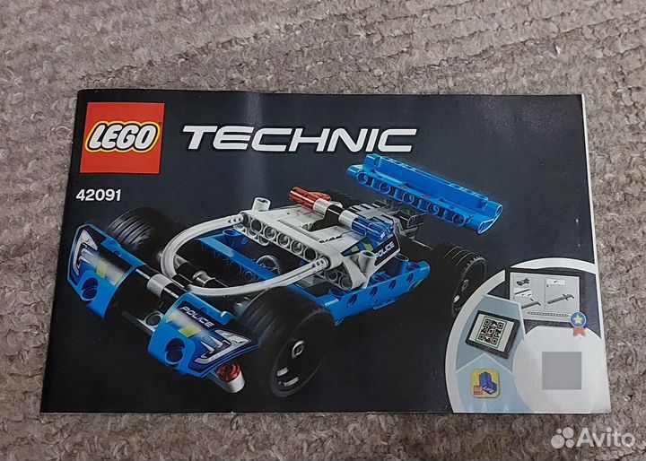 Лего техник 42091 полицейская машина