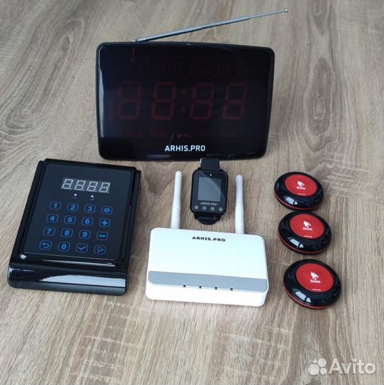 Кнопка вызова официанта,часы, табло, пульт, репите