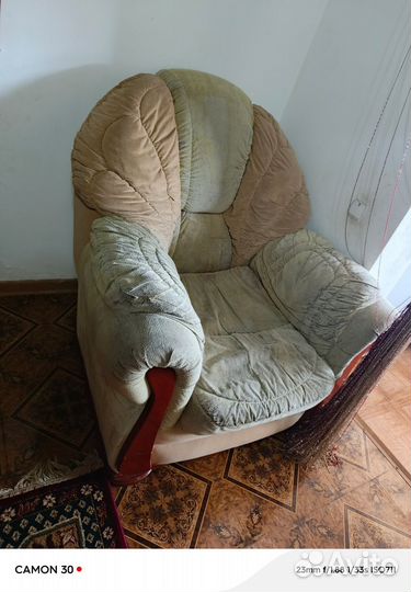 Диван с креслами бу