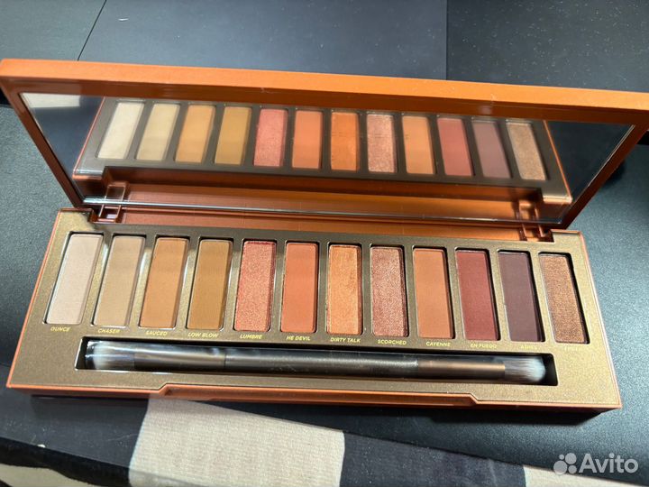 Naked urban decay heat Палитра теней для век