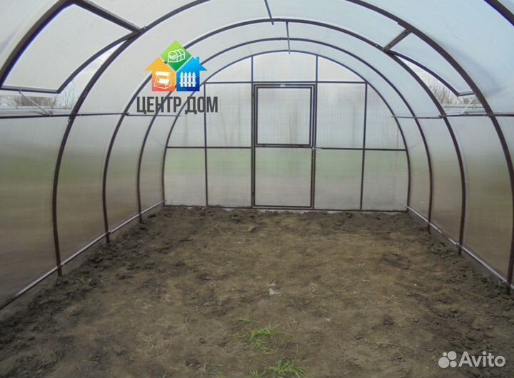 Теплицы из поликарбоната шириной 4м 