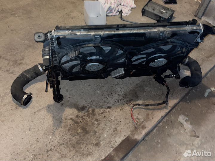 Кассета радиаторов Audi a4 b8 2007-2012, 1.8т