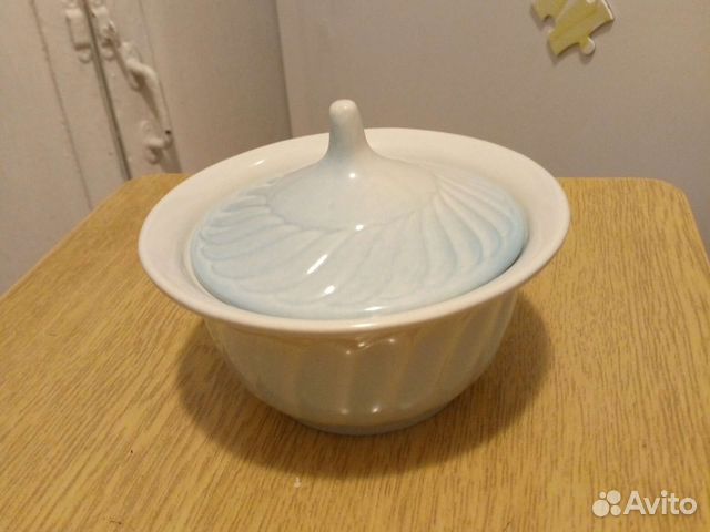 Масленка фарфор СССР московский завод изолятор