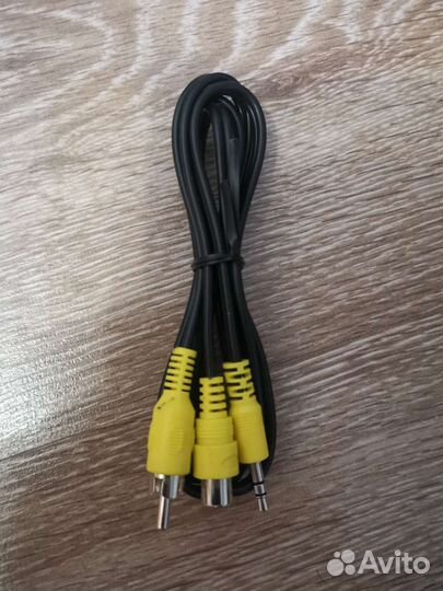 Шнур аудио видео тюльпан джек 3.5