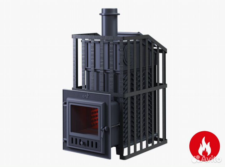 Печь для бани гефест зк ураган 18 (м)