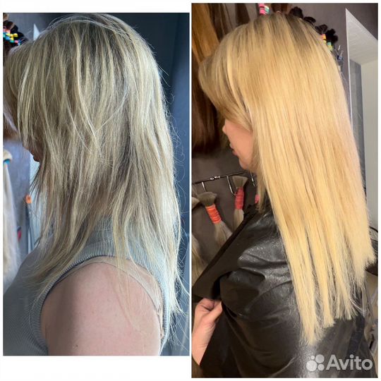 Волосы для наращивания славянка