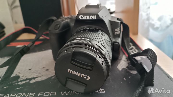 Зеркальный фотоаппарат canon eos 250d