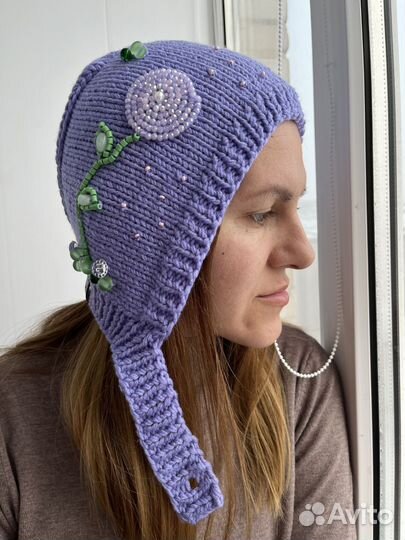 Чепчик женский с вышивкой