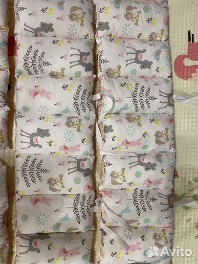 Бортики в детскую кроватку