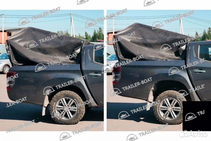 Пневмоподвеска с сист. управ. 2.120.PS Mitsubishi L200 2018-XX, 5 пок. рест., задняя ось, 52022