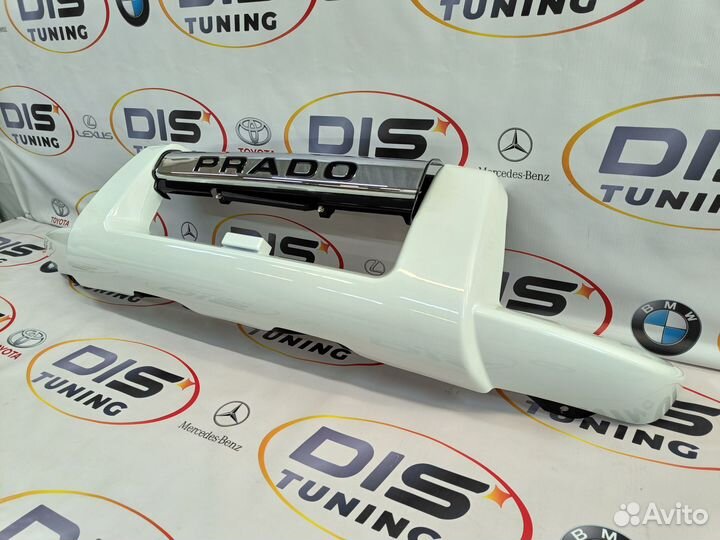 Кенгурятник Toyota Land Cruiser Prado 120 white