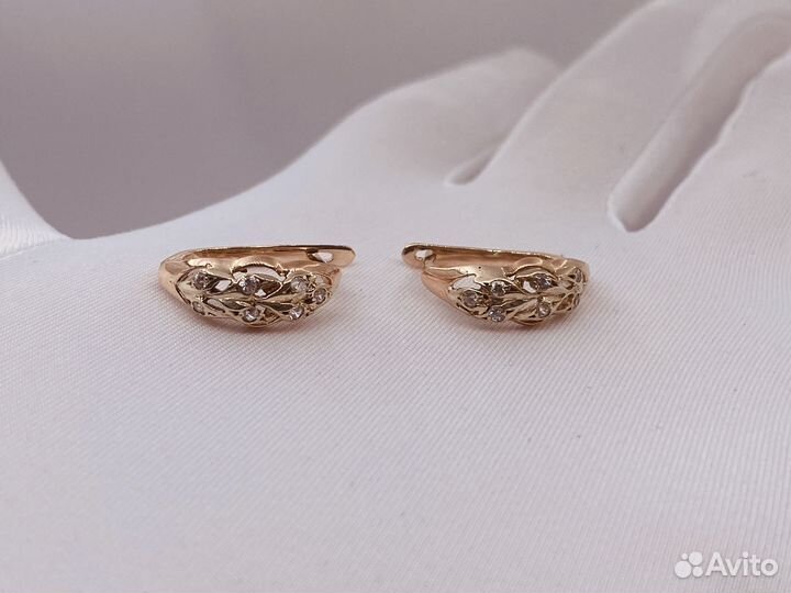 Пара серёг 585 пробы. Рассрочка