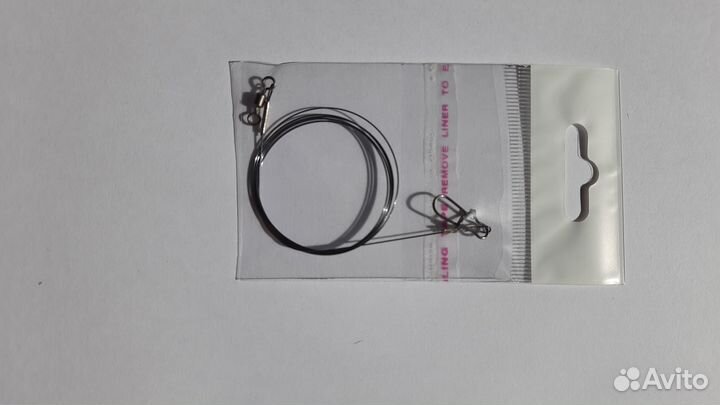 5шт. Поводки титан(нитинол) 75см-14кг