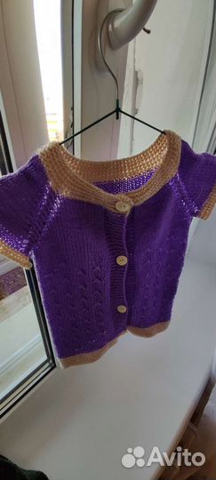 Вязаные детские вещи ручной работы