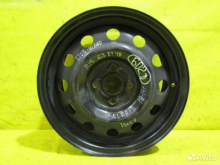 Диск R15 Hyundai Solaris 10-17 г 602D