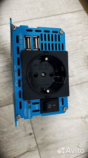 Инвертор 12 220 чистый сину