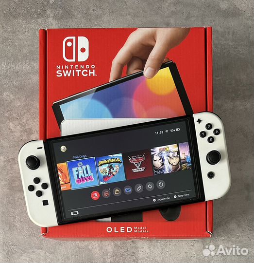 Nintendo switch oled + игры