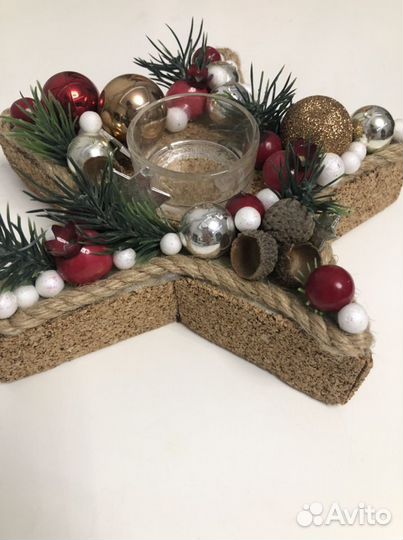 Подсвечник новогодний