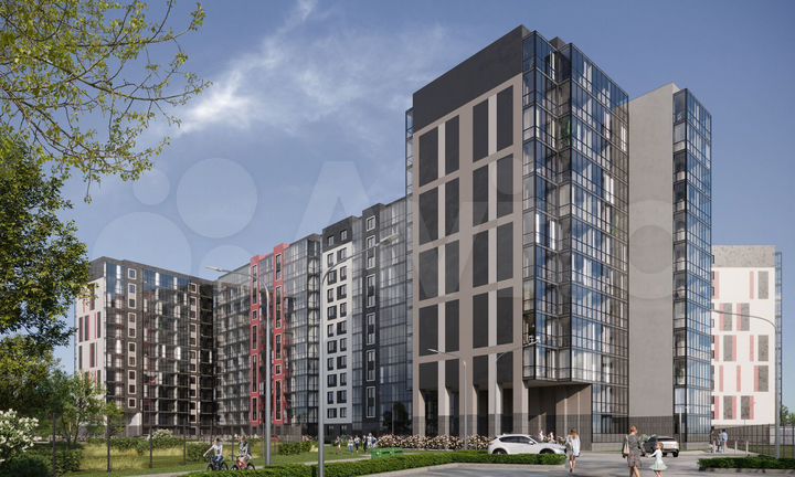 Квартира-студия, 24,3 м², 6/12 эт.