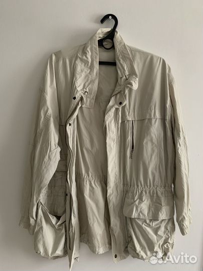 Куртка джинсовая серая 2 шт и ветровка L-XL