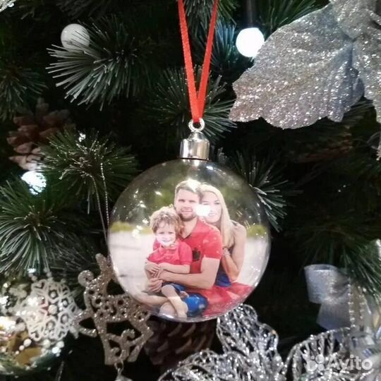 Елочные игрушки с фото