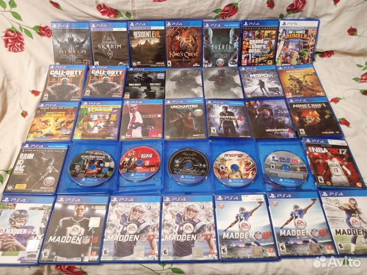 Игры/диски на приставку ps4