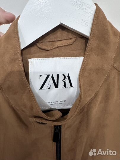 Куртка замшевая Zara man (размер S)