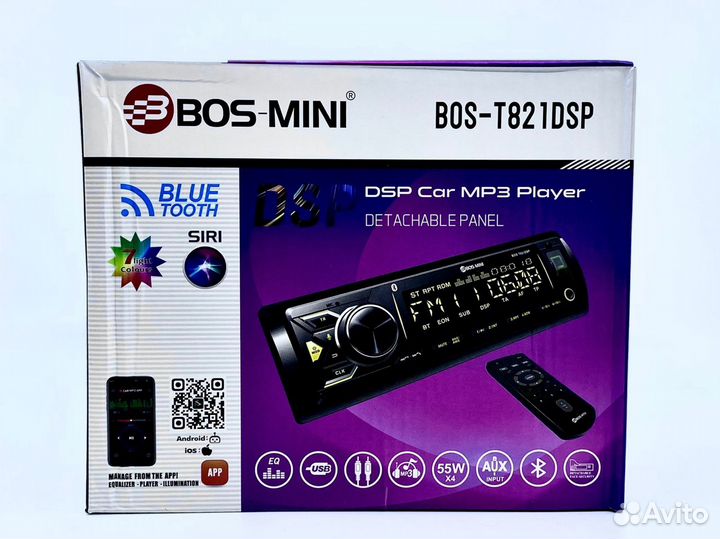 Процессорная магнитола Воs-mini DSP