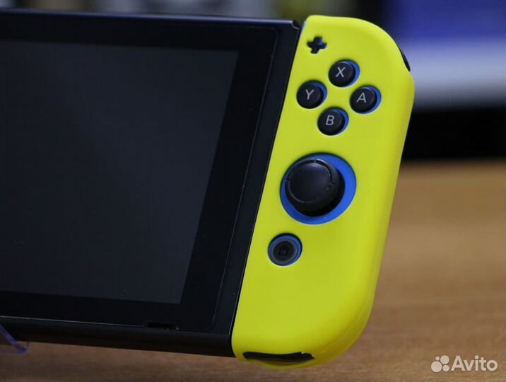 Силиконовый чехол Joy-Con, Yellow and Khaki Switch