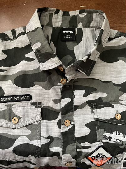 Рубашка подростковая