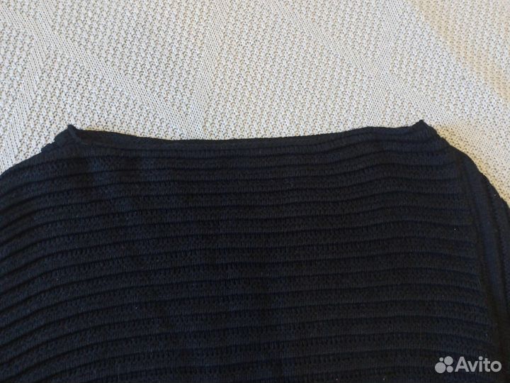 Пончо накидка вязаная 40-44