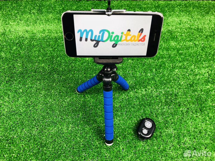 Штатив для телефона + крепление + пульт