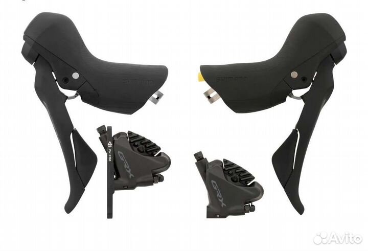 Дуалы тормоза Shimano GRX ST-RX600 11ск J BR-RX400