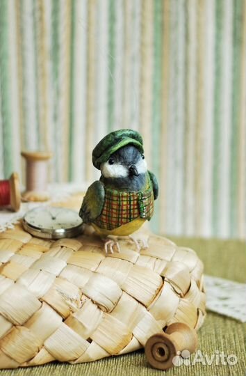 Ватные елочные игрушки 