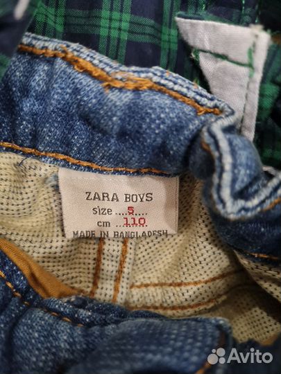 Джинсы,рубашка,кардиган Zara 110