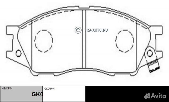 CTR GK0785 Колодки тормозные дисковые (старый арт