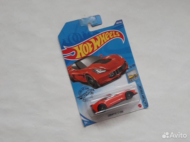 Новая машинка Hot wheels corvette c7 z06 хот вилз