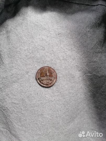 Монета СССР 1 копейка